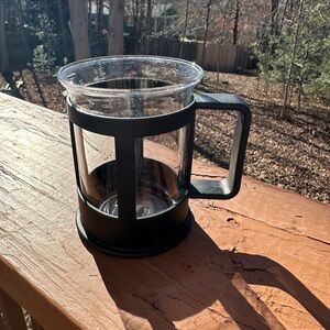 Bodum glass coffee cup